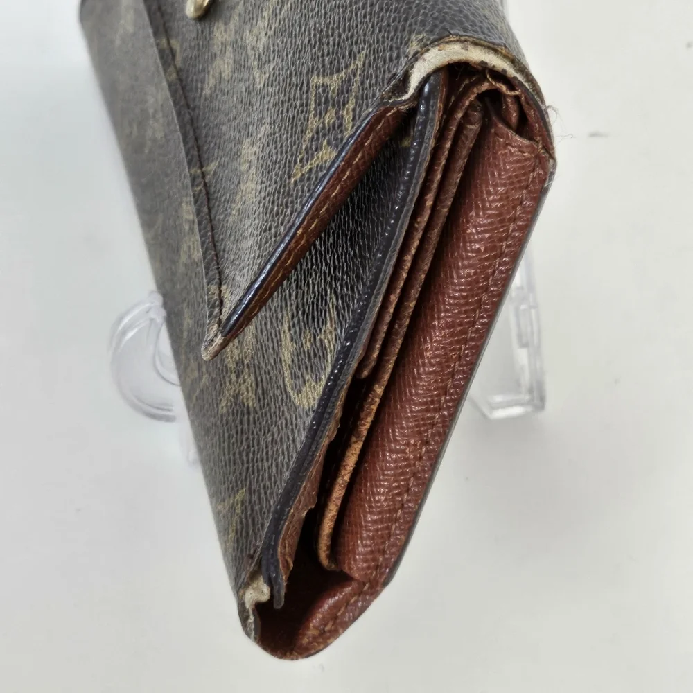 Louise Vuitton Vintage 2001 Brown Monogram Canvas Porte Tresor Long Wallet - Picture 8 of 16